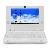 shell - wm8850 7 polegadas android 4.1 mini laptop (wi-fi, c