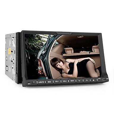 DVD Player Automotivo 7 polegadas GPS Bluetooth TV RDS